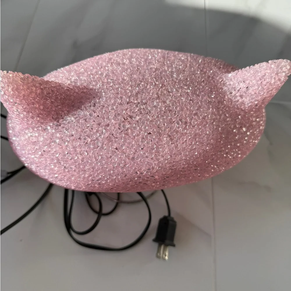 Bratz Petz Catz Lamp Melted Plastic Popcorn Bobblehead Pink Cat NEEDS BULB, READ - Picture 4 of 4